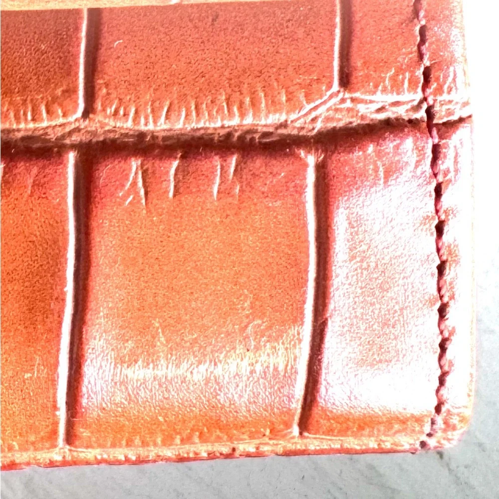 Brighton Casual Colorful  Convertible Wallet Croc-Embossed Crossbody